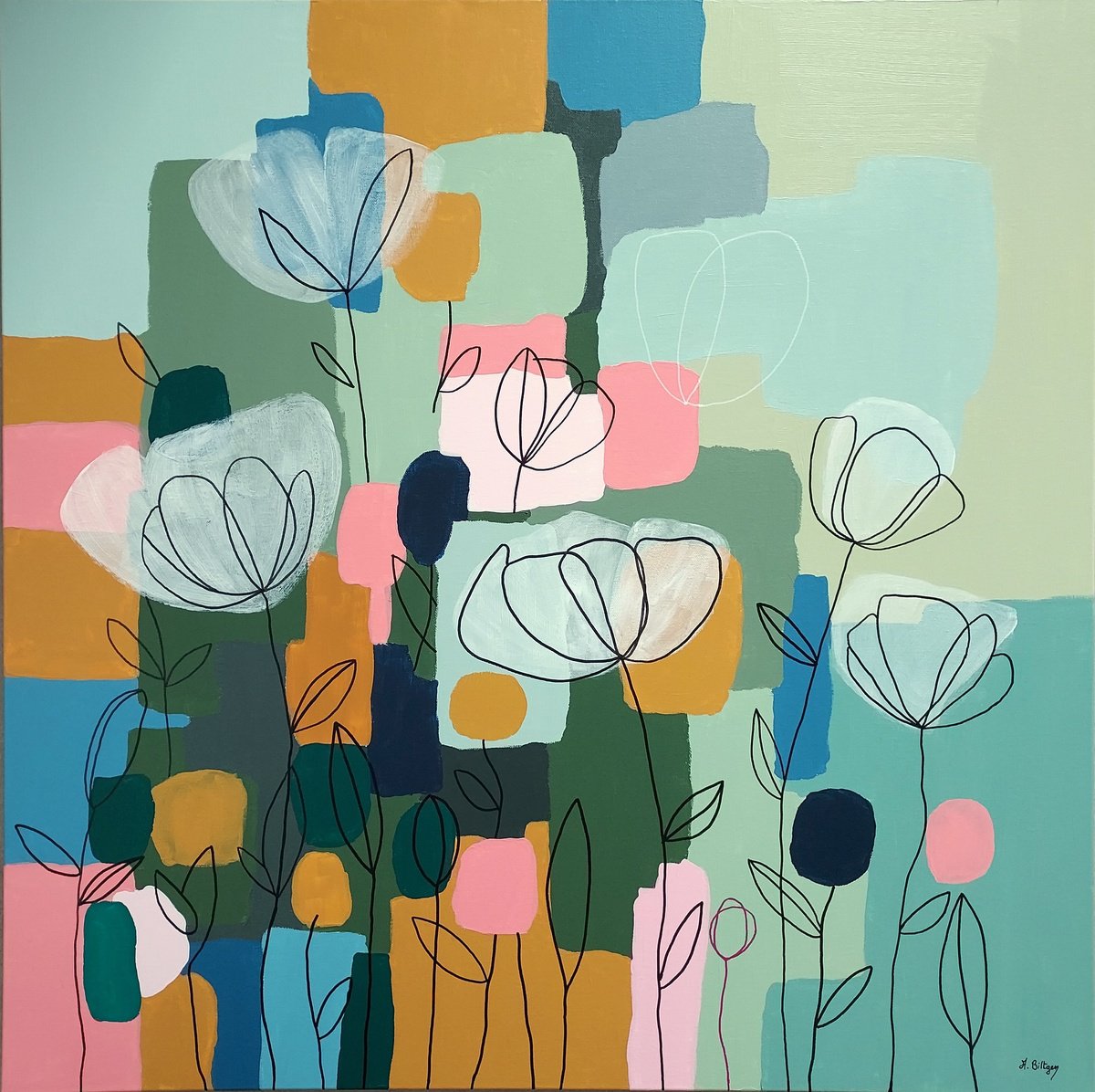  Harmonie By Axelle Biltgen, 31 X 31, Artwork For Sale On Artfinder