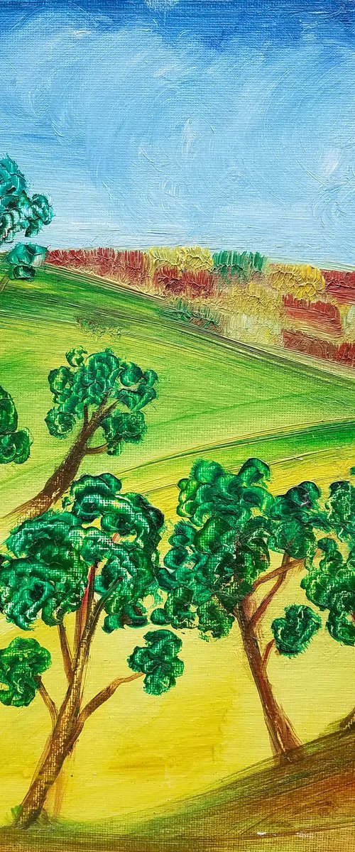 Van Gogh's Countryside by Kevin Blake