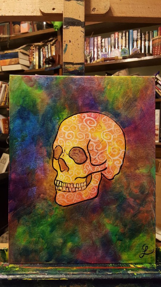 Untitled - 214 Swirly Skull