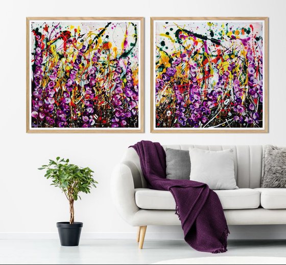 The Wild Floralia Diptych
