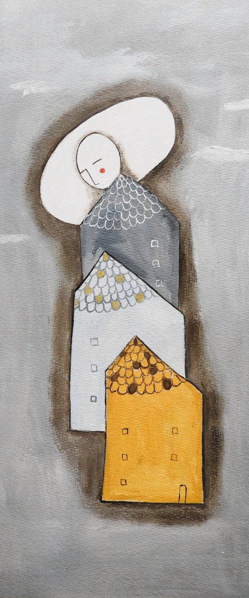 Thinking about a village by Silvia Beneforti