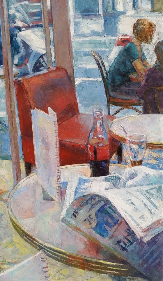 Girlfriends, Parisian cafes