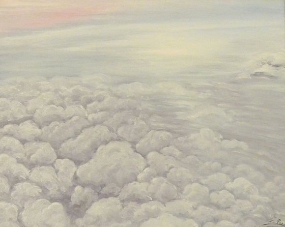 A sea of clouds