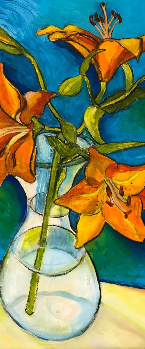 No 2 Orange lily by Christine Callum  McInally