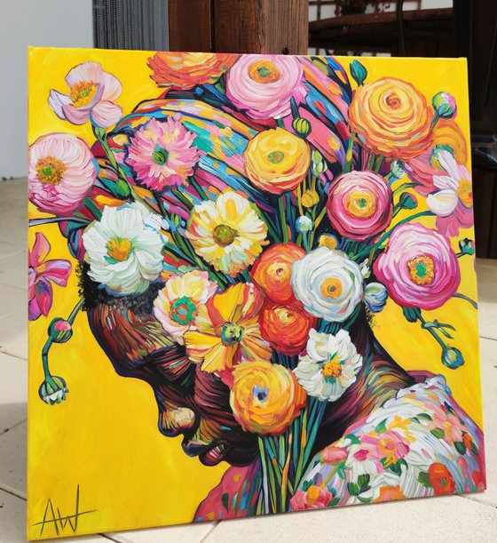 A Head Full of Flowers