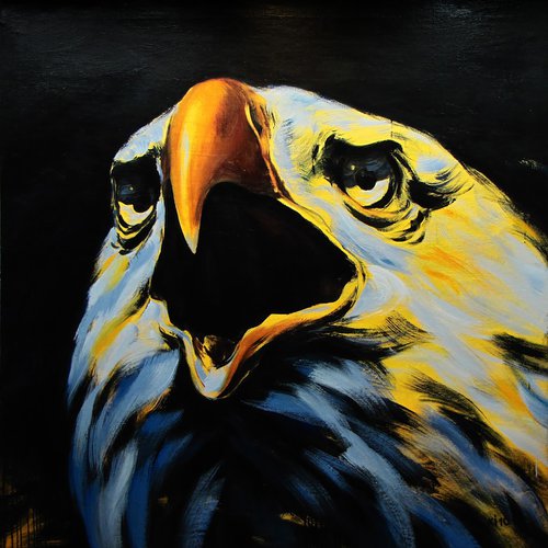 Yellow eagle by Igor Konovalov