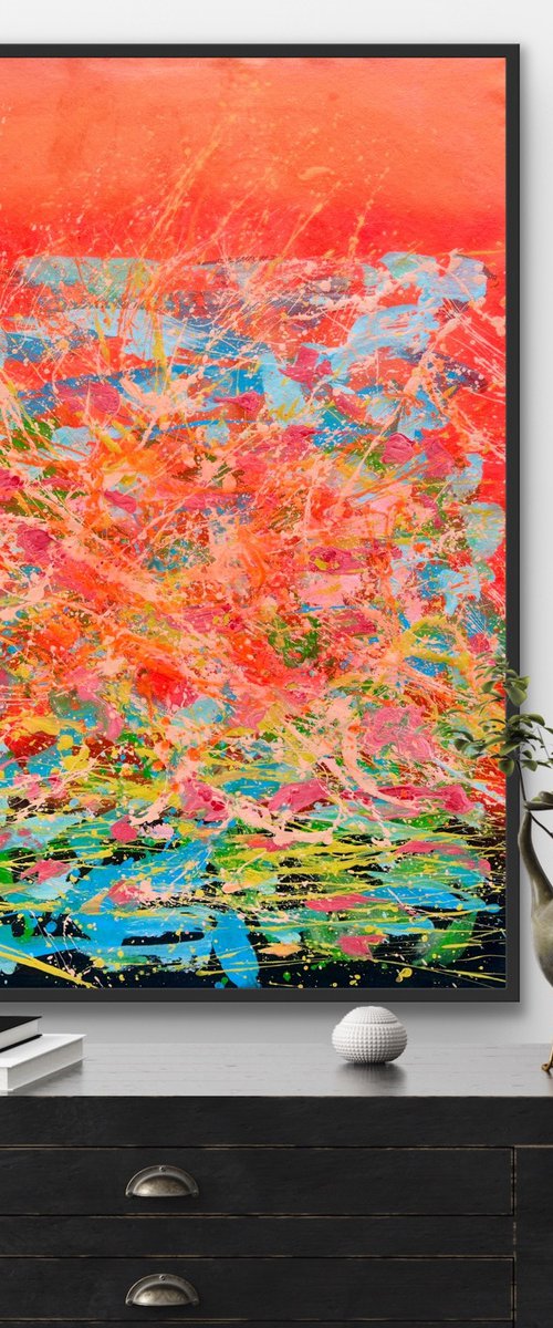 Between Calm and Chaos No.4 by Lina Verano