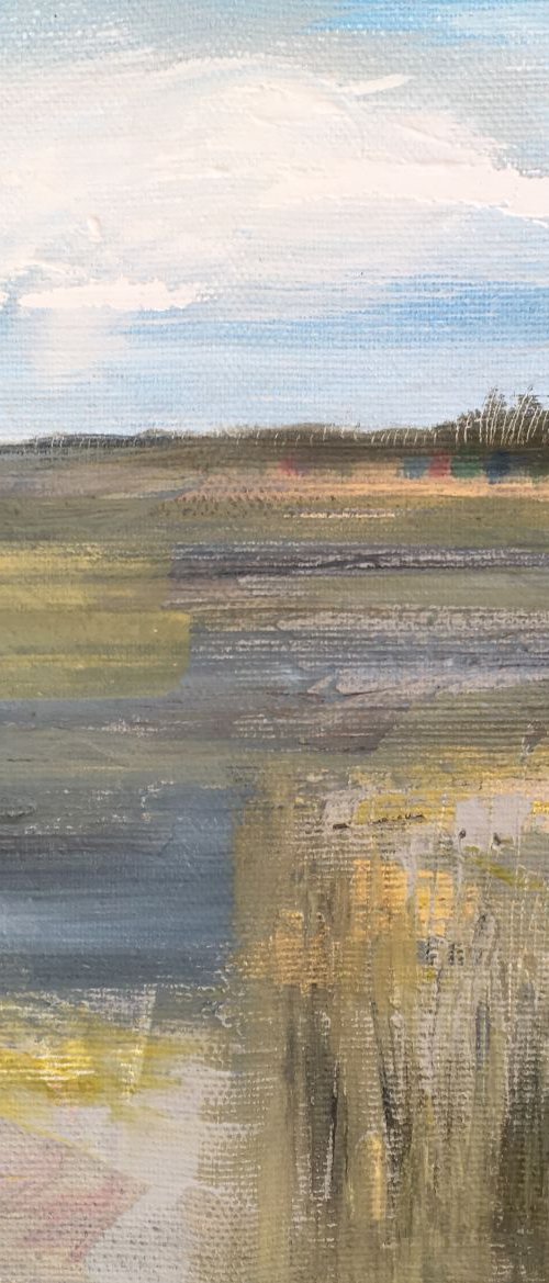 Day out on Wells beach by Amanda Lakin Art