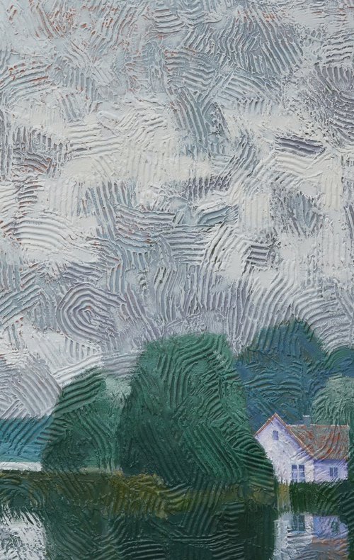 House Near the Lake by Vytautas Laisonas