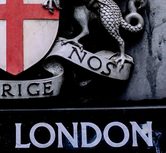LONDON CLOSE-UP NO:12 (CITY OF LONDON) Limited edition  1/50: 12"X18"
