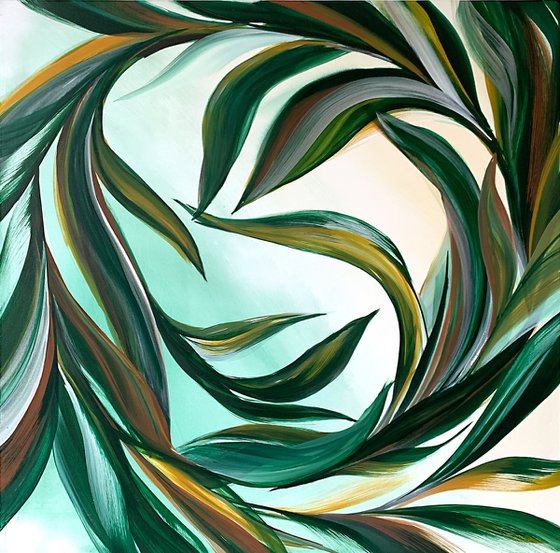 Emerald harmony, sun light