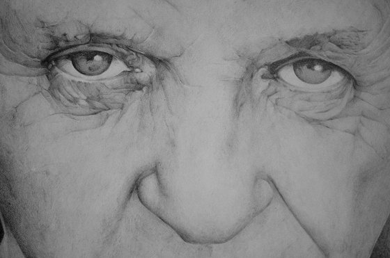 Anthony Hopkins pencil drawing