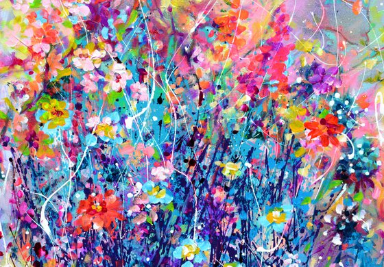 Cherry Blossom Dancing in my Garden