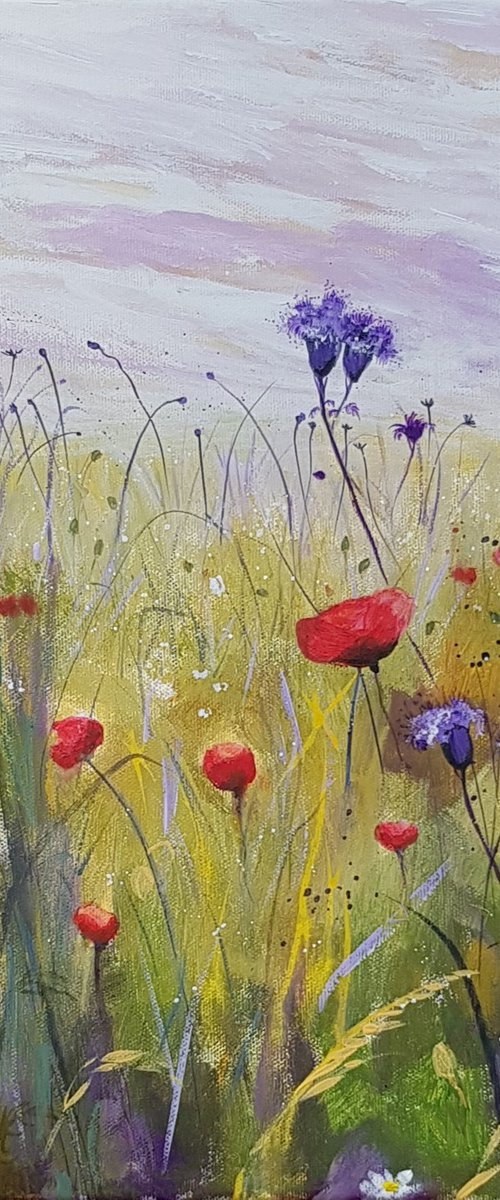 Dancing Meadow (Meadow Painting) by Michele Wallington