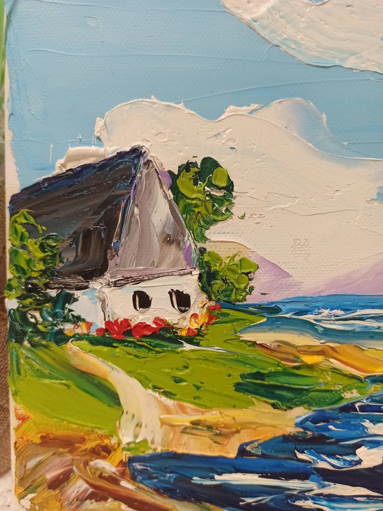 The small house by the sea