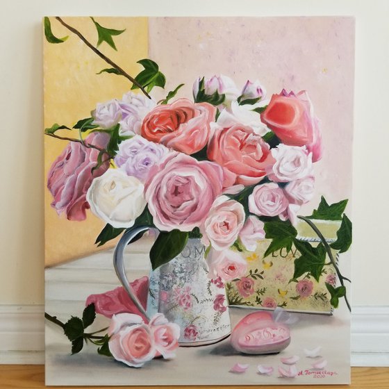 Romantic Heart & Roses