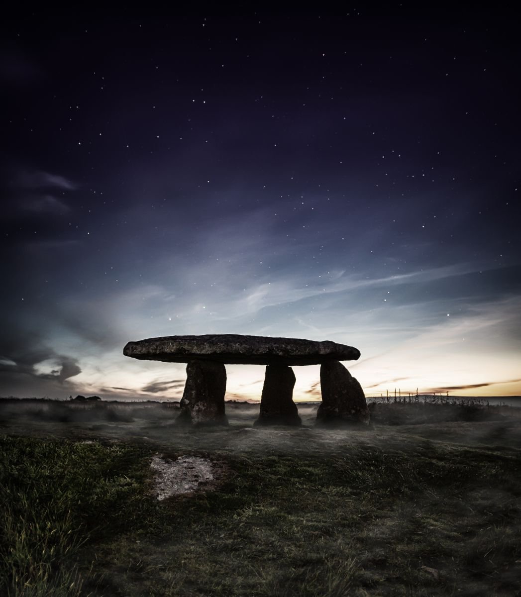 Lanyon Quoit in Penwith Cornwall England UK by Paul Nash
