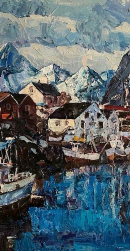 North. Northern blue. by Nadezda Stupina