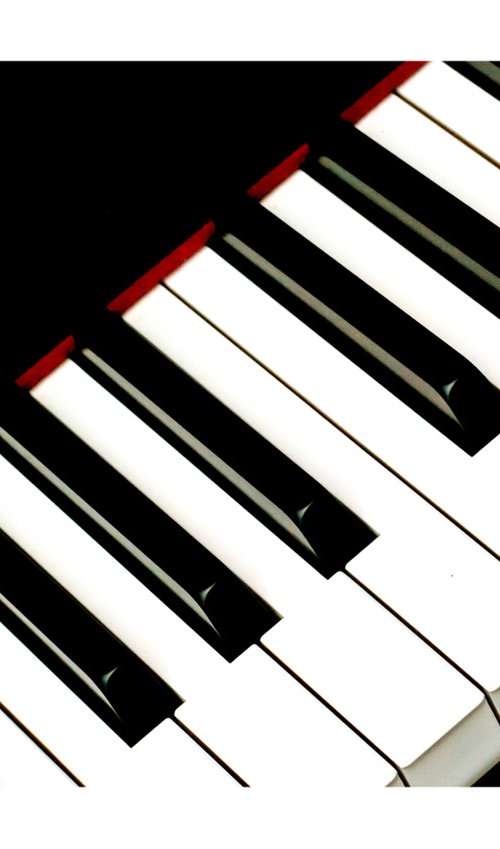 Piano Keys. Limited Edition 1/50 15x10 inch Photographic Print by Graham Briggs