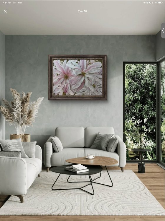 Ethereal Magnolia Bloom