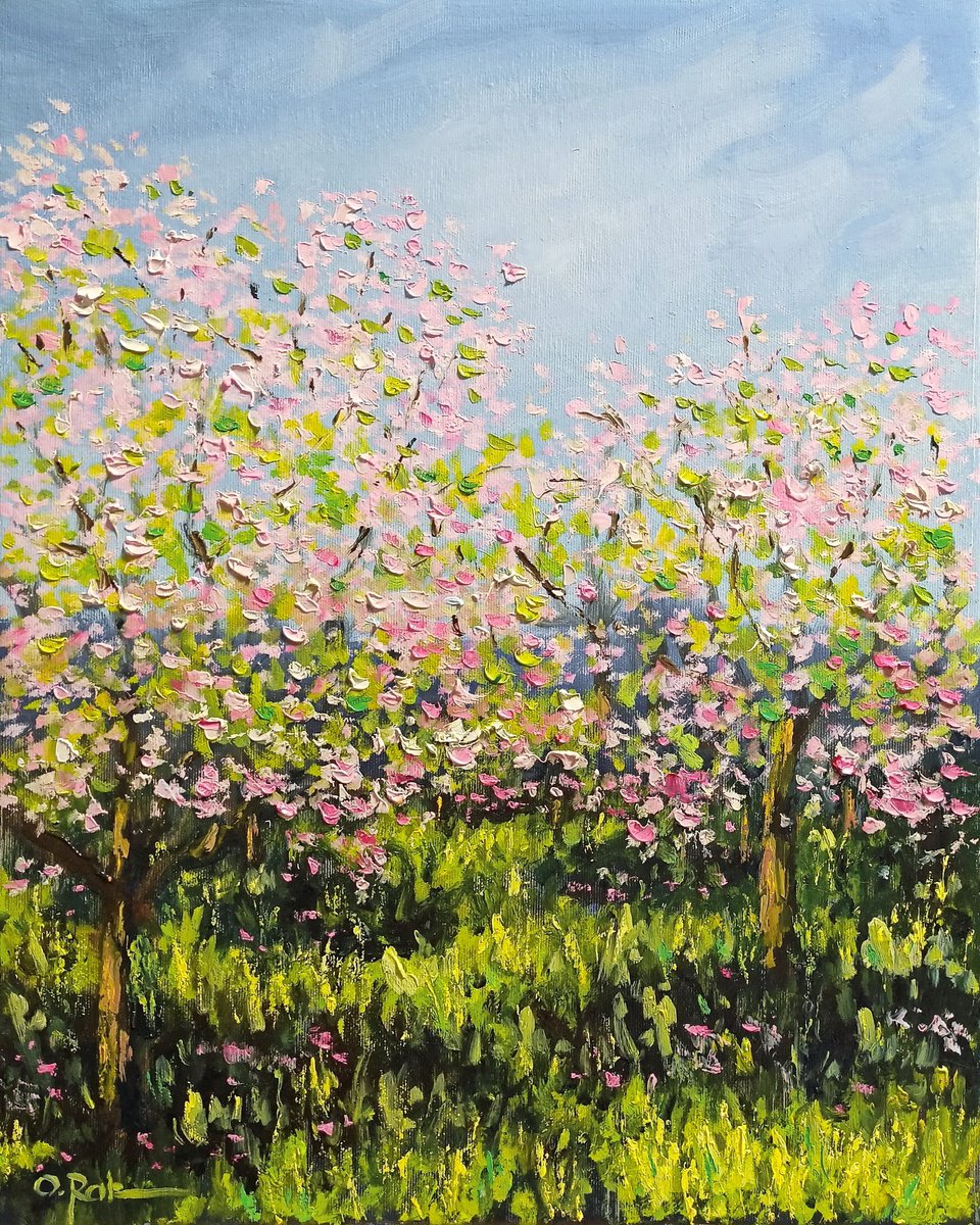 Apple Orchard By Oleh Rak, 16 X 20, Artwork For Sale On Artfinder