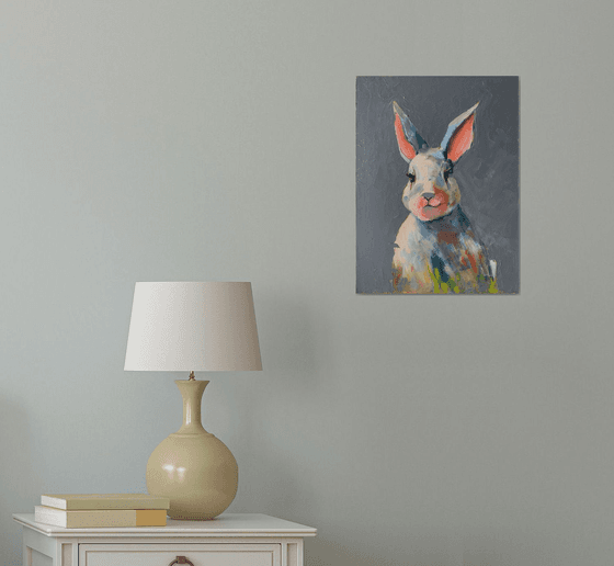 Colorful Rabbit Bunny.