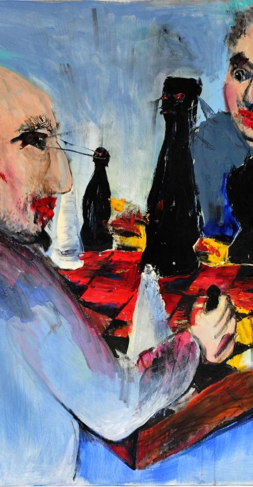 Chess players. by Leo Baxiner