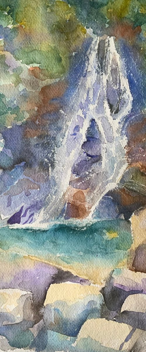 Waterfall by Mary Stubberfield