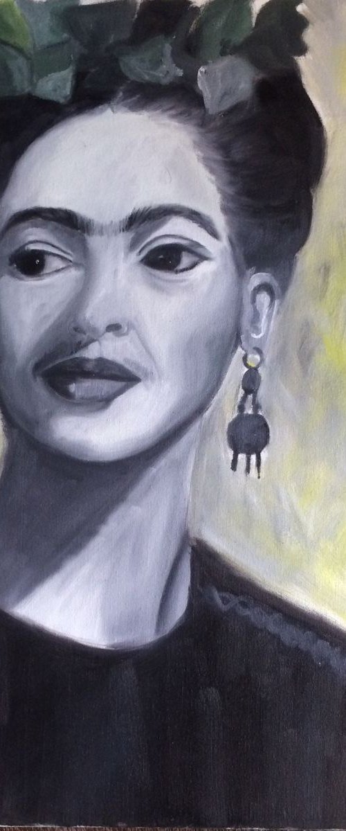 La mujer de las flores en la cabeza by Abiola Wabara