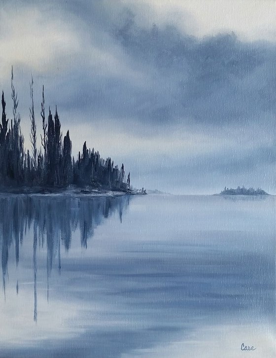 Landscape with  Lake - Into the Stillness