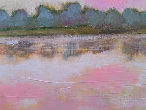 Pinks above the Lake.