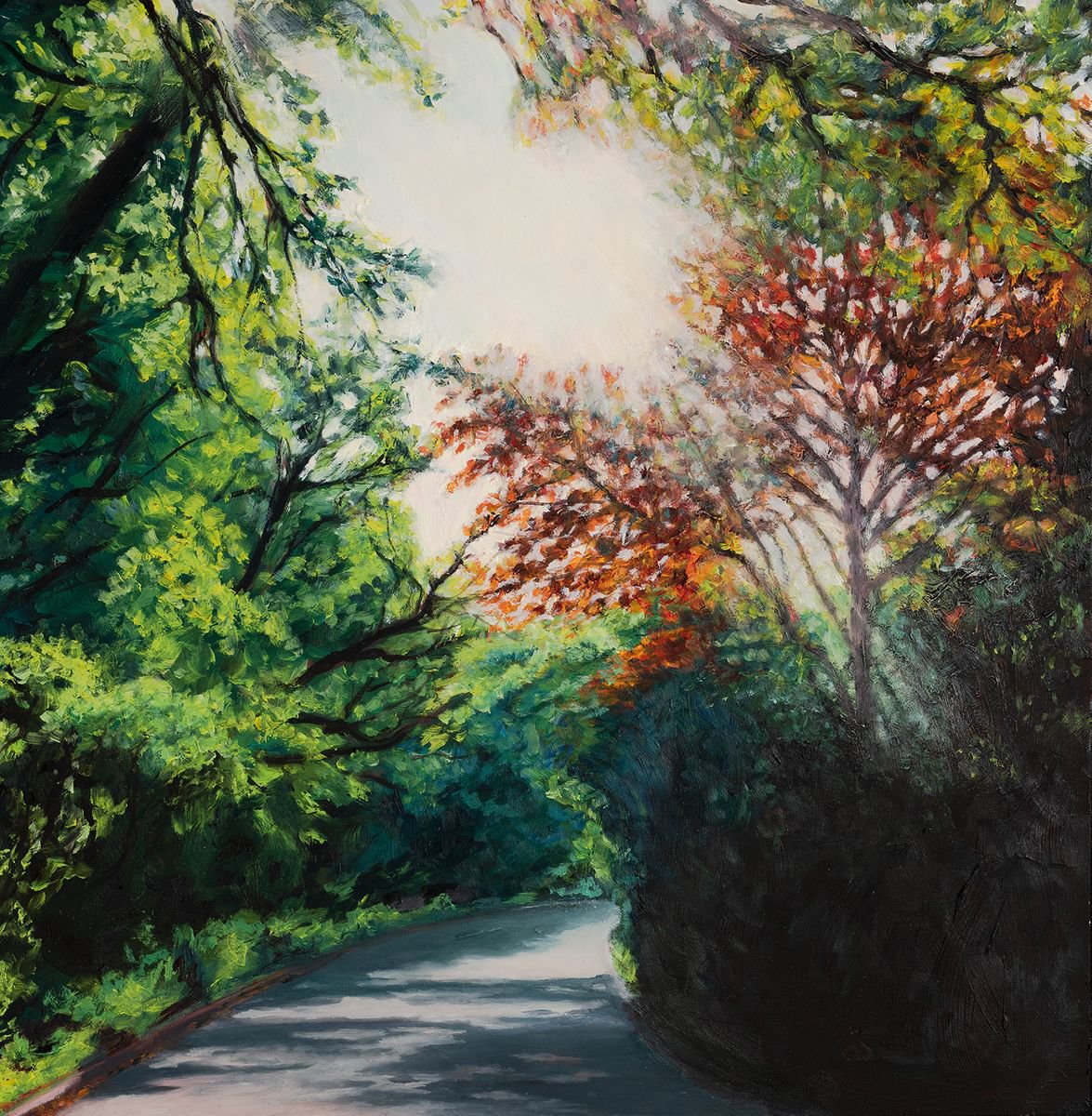Light On The Ridgeway By Diana Sandetskaya, 13 X 13, Artwork For Sale On Artfinder