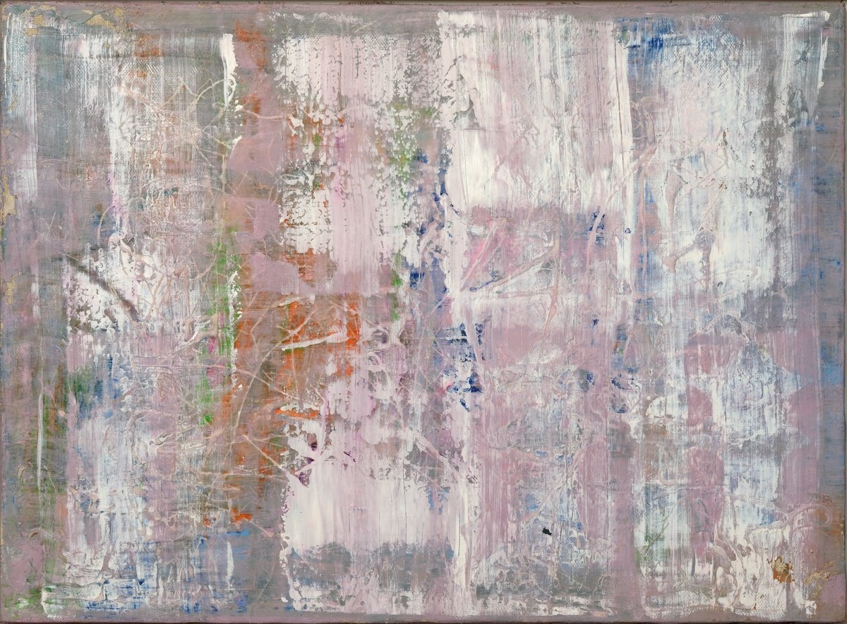 Abstract Oil Painting By Florina Breazu, 0 X 0, Diaphanous, Original Artwork