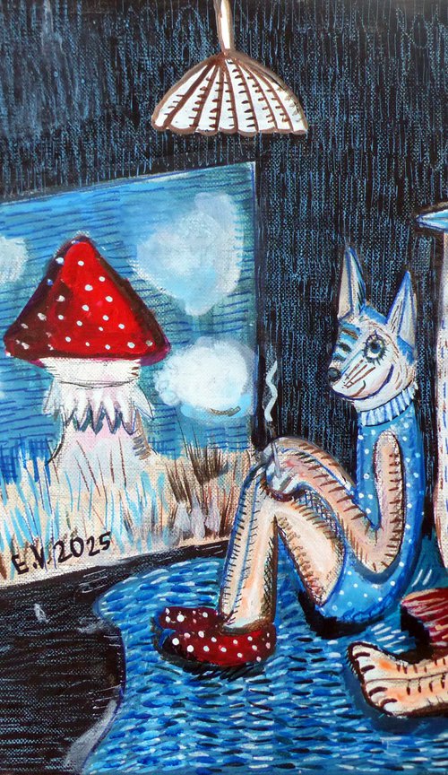 Movie night by Elizabeth Vlasova