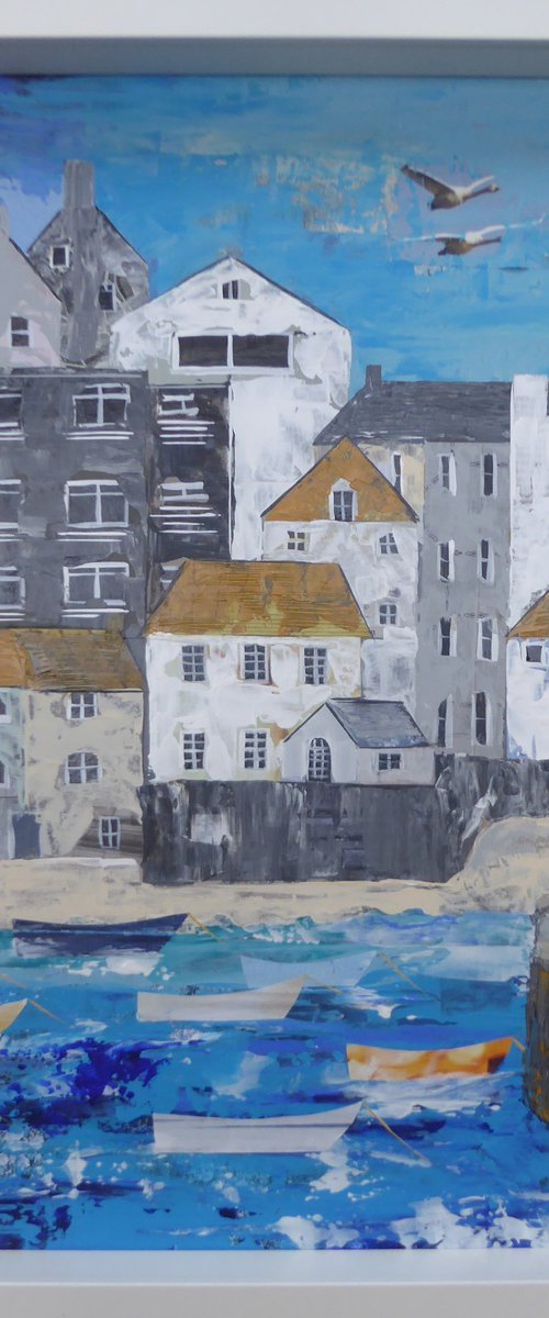 Harbour Textures : St Ives by Elaine Allender