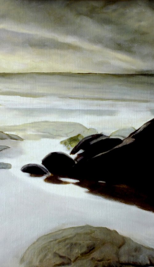 MICHAEL B. SKY, "Evolution 1", original, oil, painting,UNIQUE ITEM by Michael B. Sky
