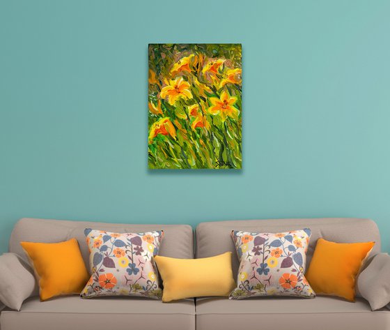 Orange Lilies