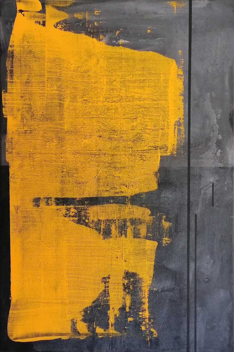 Abstract Acrylic Painting By Alex Munzone, 16 X 24, Sequences 09, Original Artwork