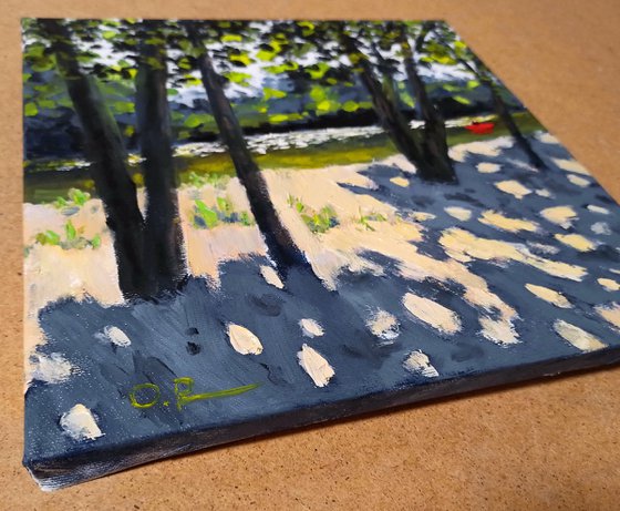Impression. Sunny bank