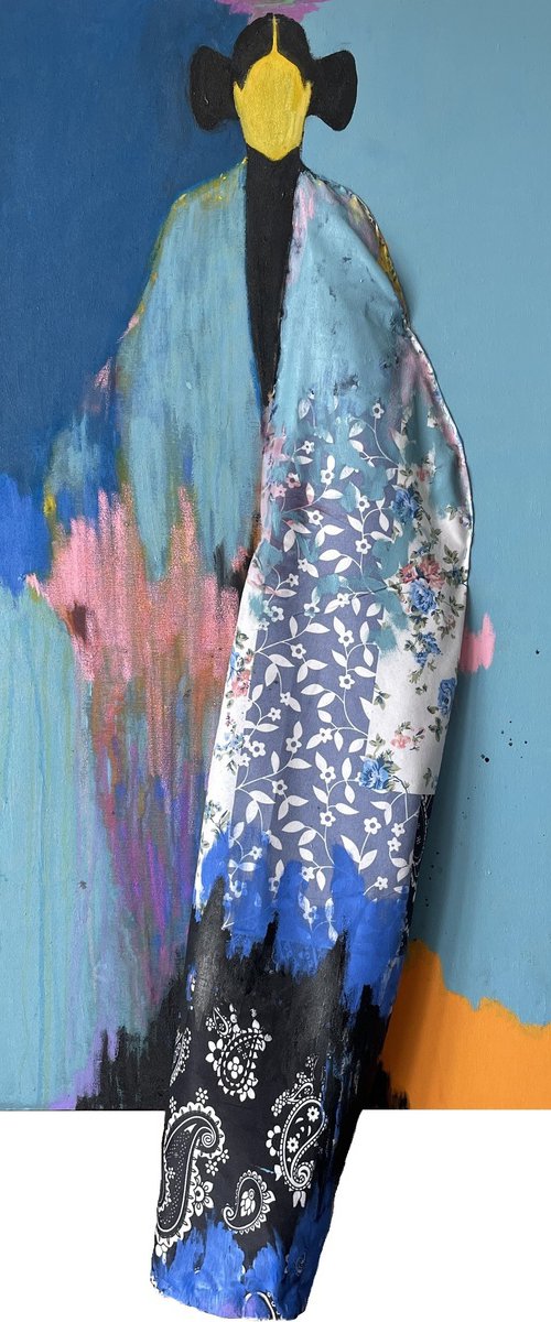 Alienation / Textile Figure by Gela MIKAVA