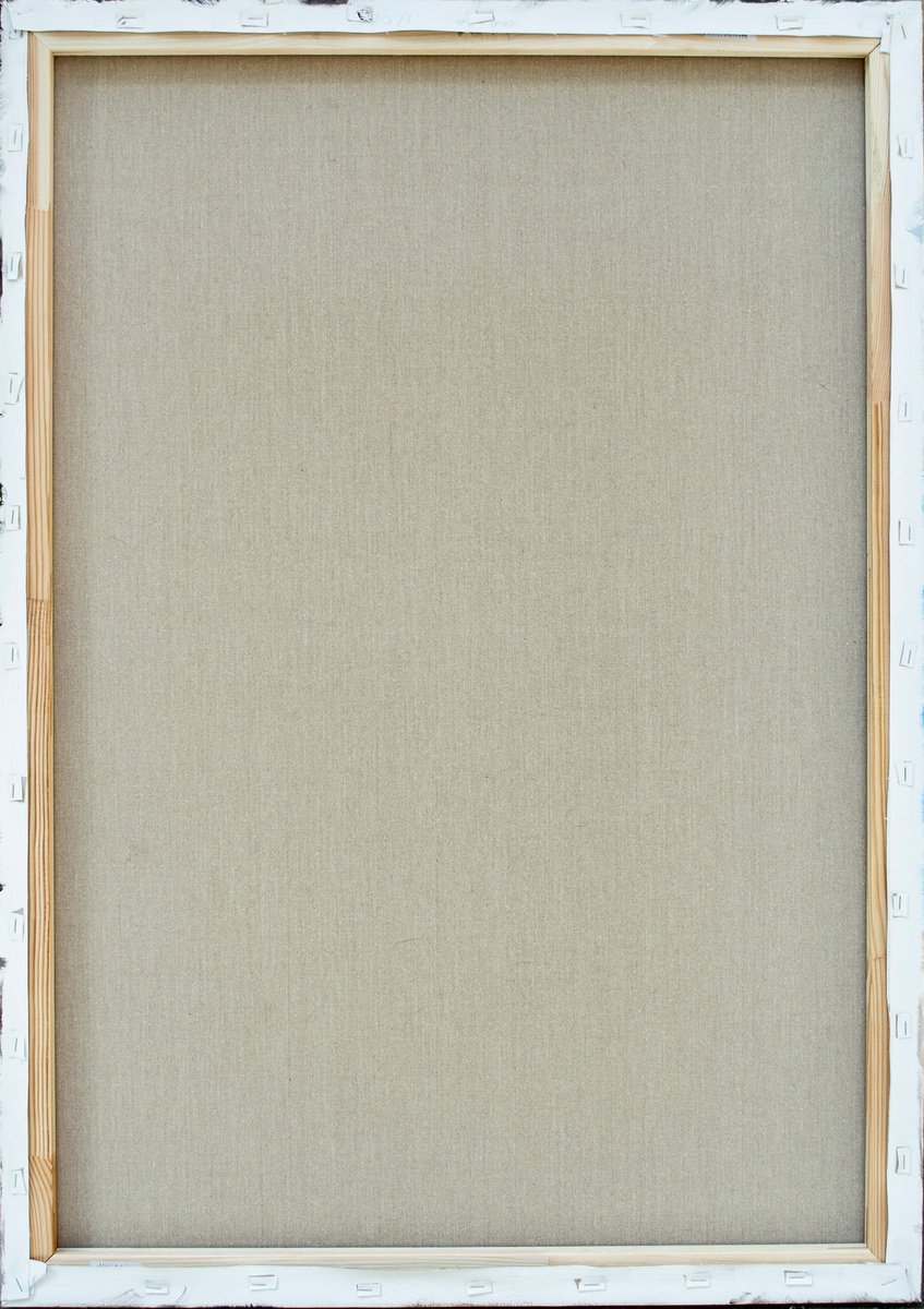 Photorealistic Portrait Acrylic Painting By Nataliya Bagatskaya, 28 X 39", Contemporary Portrait "Once By The Sea", Artfinder