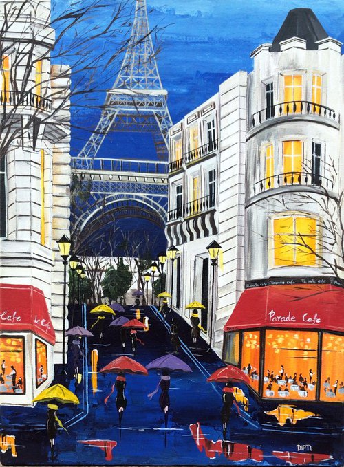 Paris around the corner by Dipti Janardhana