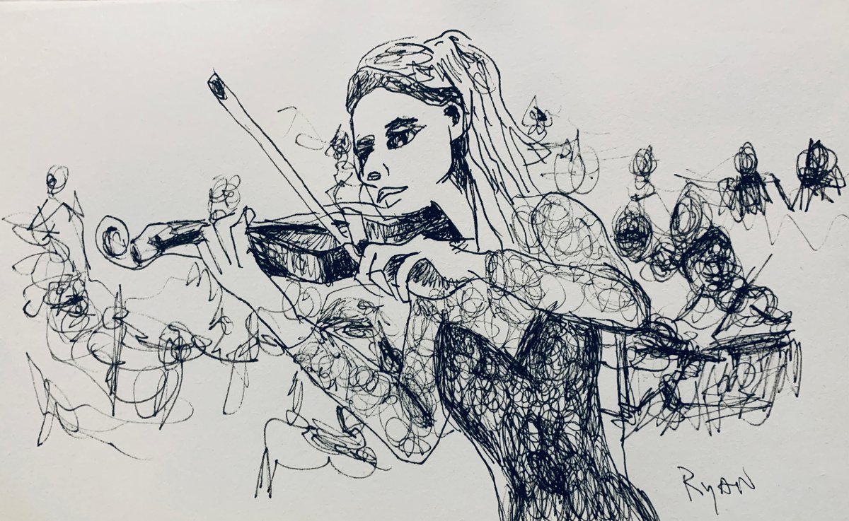 The Violinist by Ryan  Louder