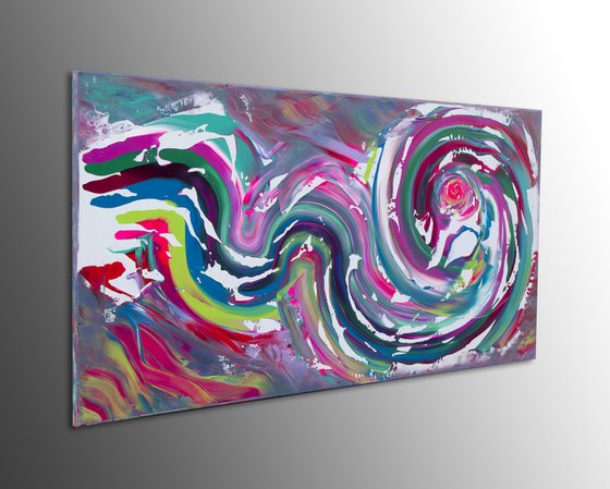 Color of emotion, 100x50 cm