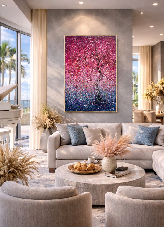 Softly, the Spring Speaks - framed