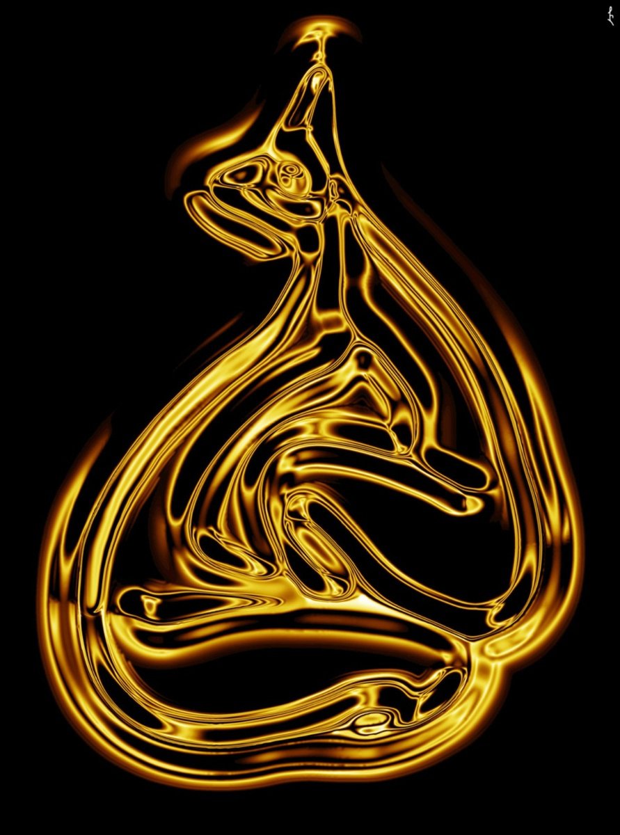 Expressive Abstract Giclee Print By Lia Chechelashvili, 17 X 23", Untitled, Original Artwork