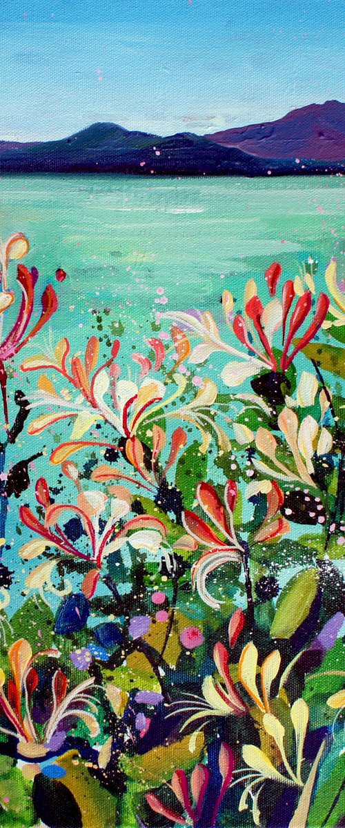 Wild Honeysuckle near Mallaig by Julia Rigby