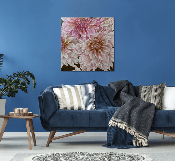 Soft Symphony of Dahlias