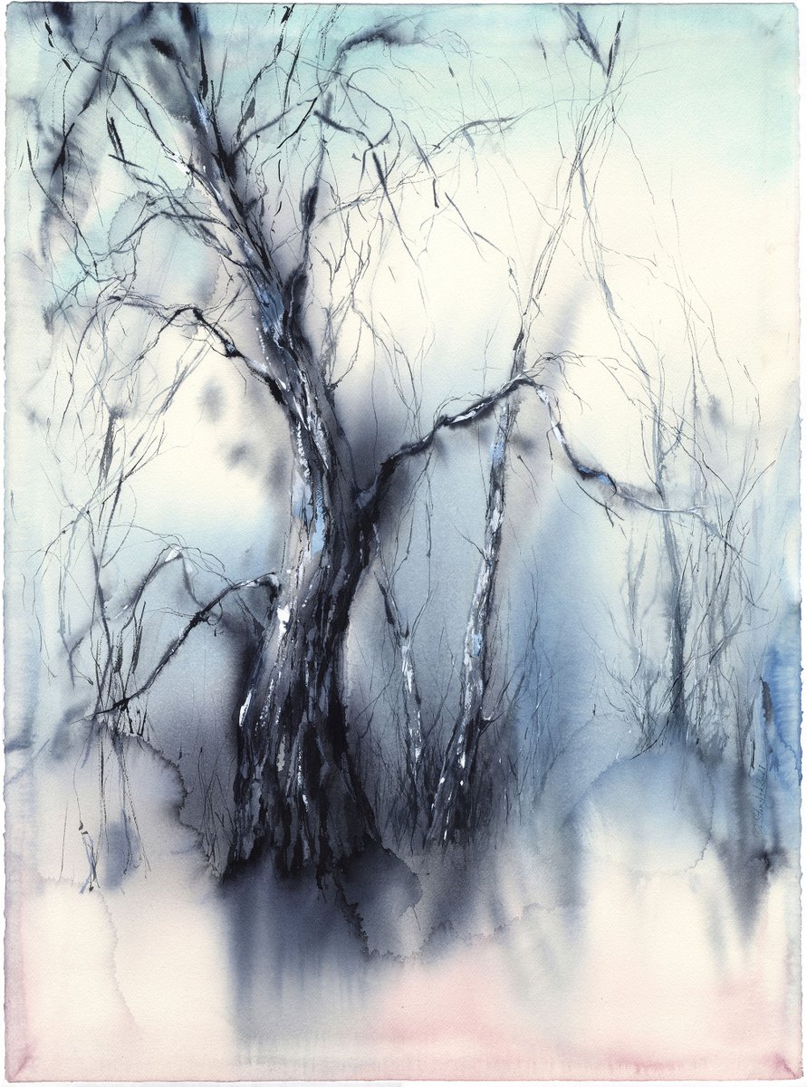 Birch forest 2 by Olga Sternyk