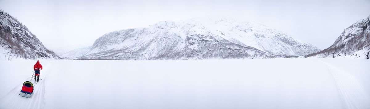 Photorealistic Photograph , Frozen Lake By Tom Hanslien, 72 X 24, Artwork For Sale On Artfinder